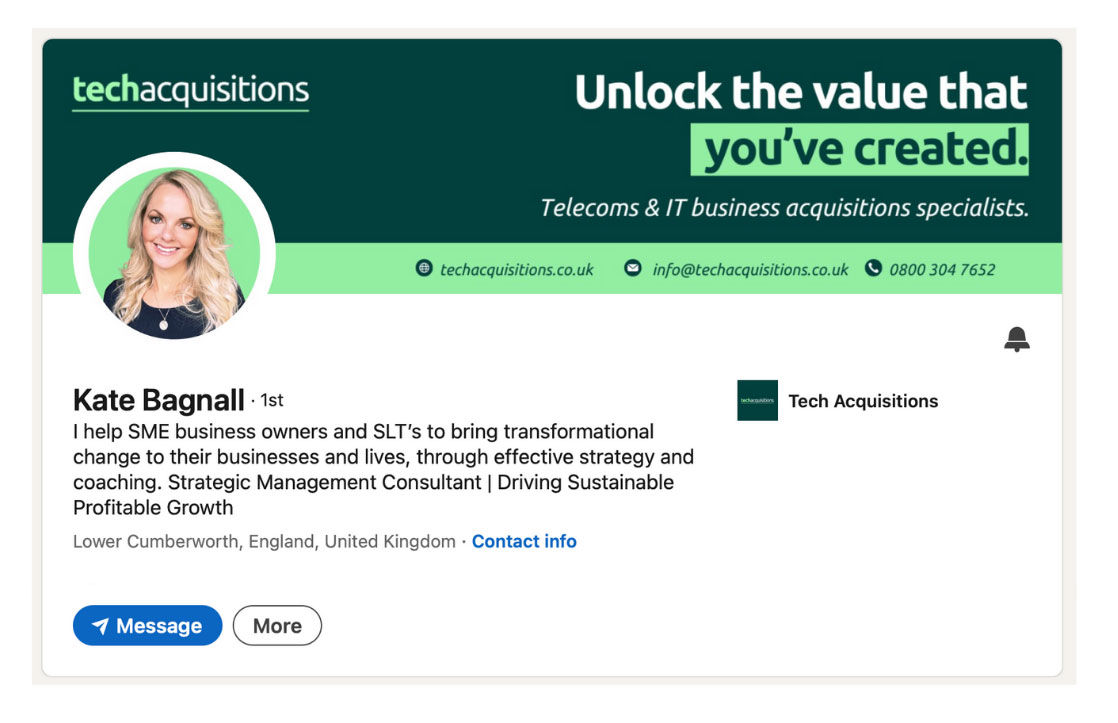 LinkedIn banner design